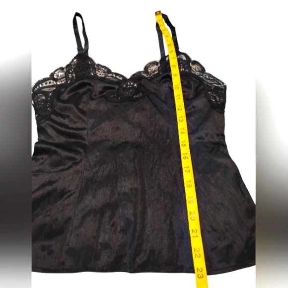 Black Lace Trim Camisole | Size Small - Picture 4 of 9
